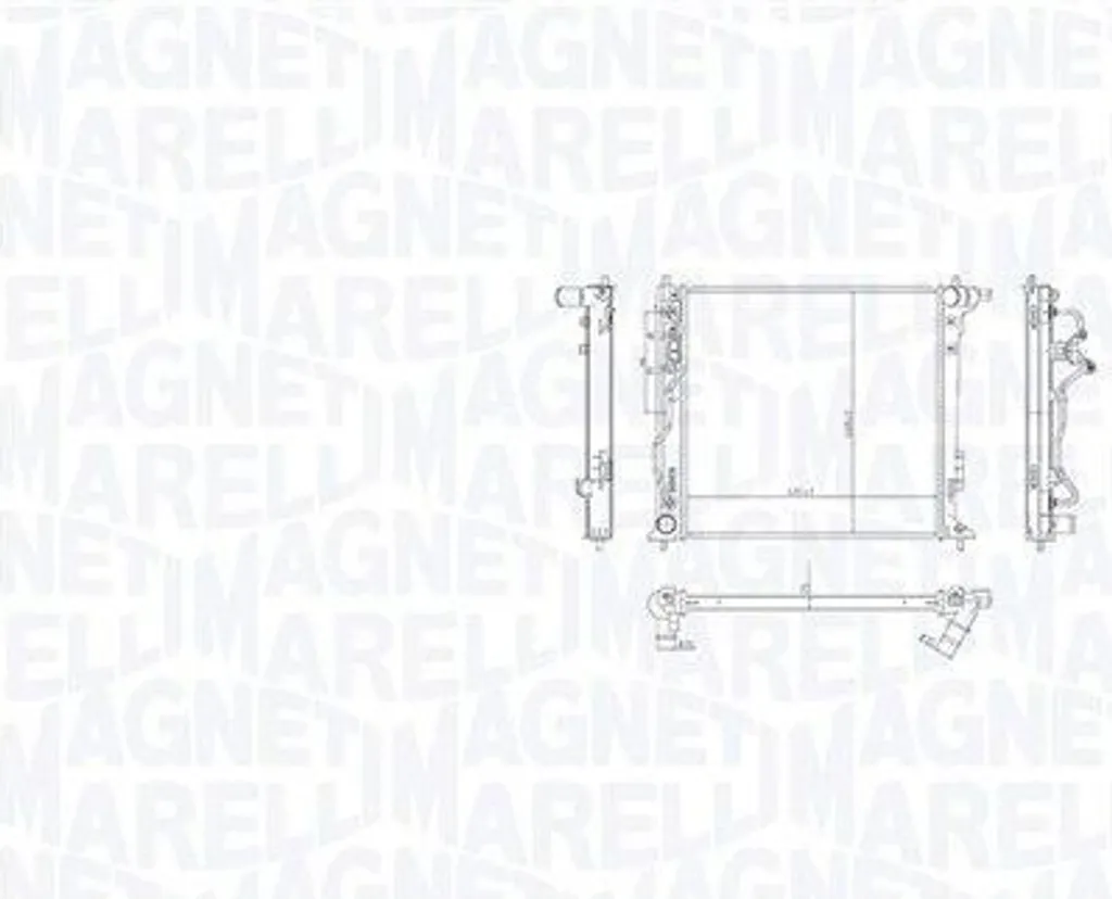 Radiatore Raffreddamento Motore 350213216300 Magneti Marelli - Tucson