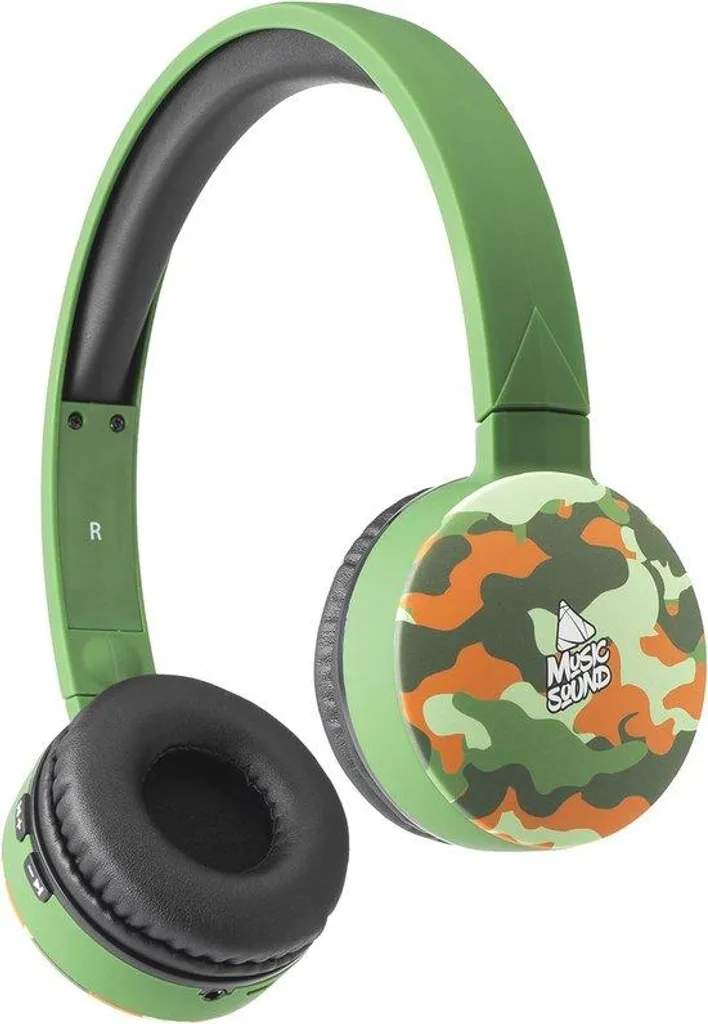 Casque Audio Sans Fil Motif Camo - Écouteurs Bluetooth Pliables 20h
