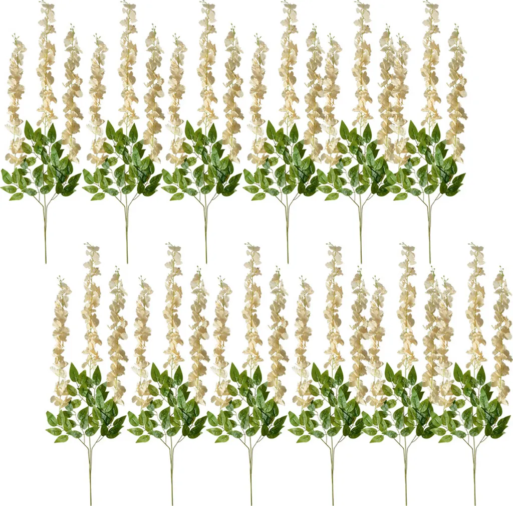 12 Fiori Artificiali Gialli 110cm Clayre & Eef per Eventi e Vetrine