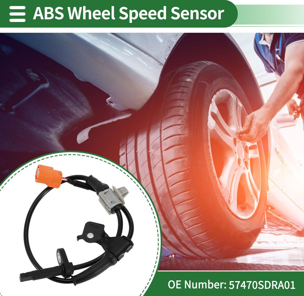 ABS Raddrehzahlsensor ABS Sensor Antiblockiersystem Sensor für Honda Accord Hybrid CN3 2005-2007 Nr. 57470SDRA01 Hinten Rechts