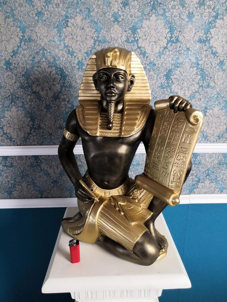 Ägyptische Figur Statue Skulptur Figuren Skulpturen Pharao Deko Dekoration Neu