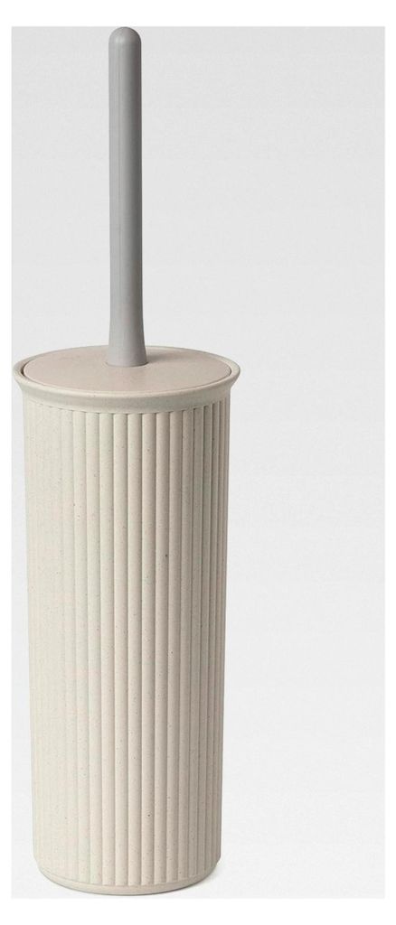 Toilettenbürste | Kompaktes und funktionales Design | BPA-freie Toilettenbürste aus recyceltem Kunststoff 9,5 x 9,5 x 39,5 cm - Kollektion Baobab...