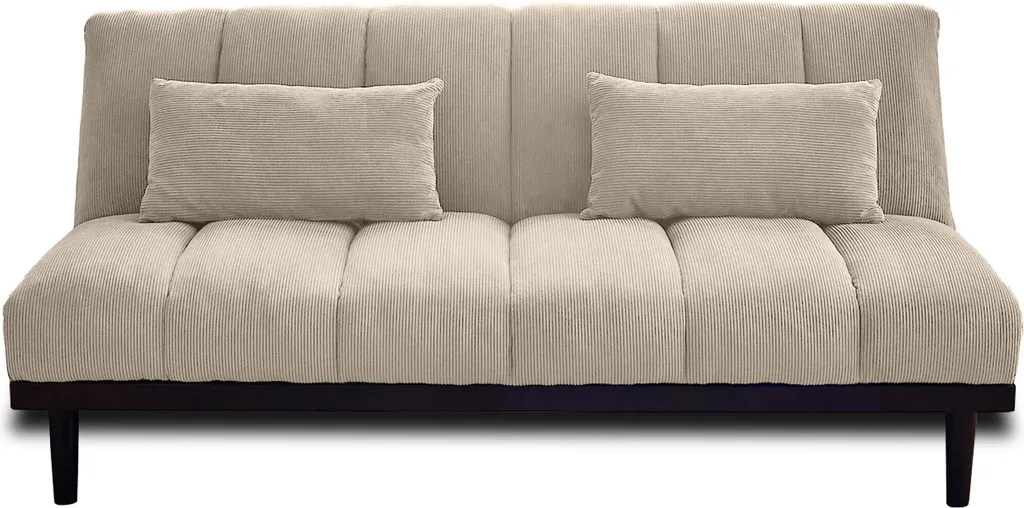 Canapé convertible Samarra beige 2 places idéal pour studio ou bureau