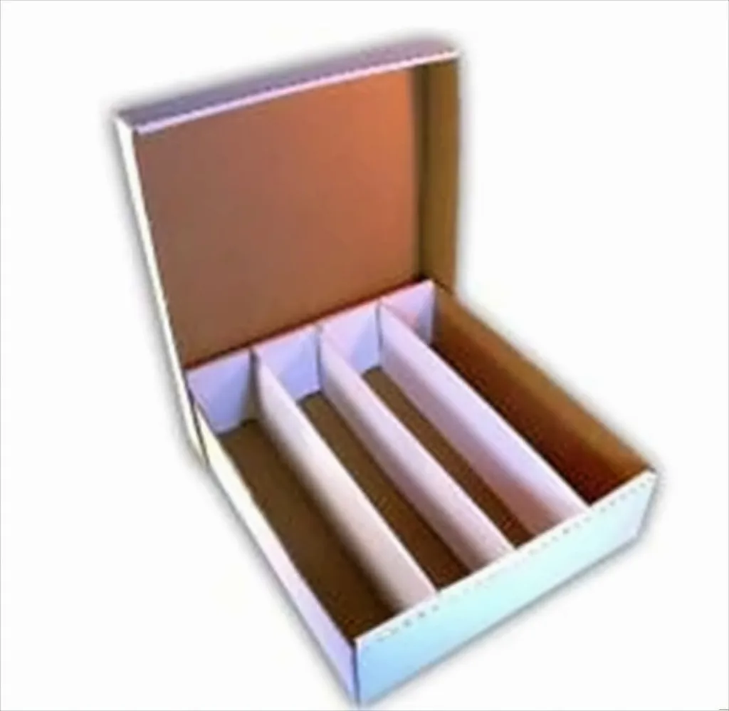 Boîte de rangement pour cartes de collection en carton rigide x10