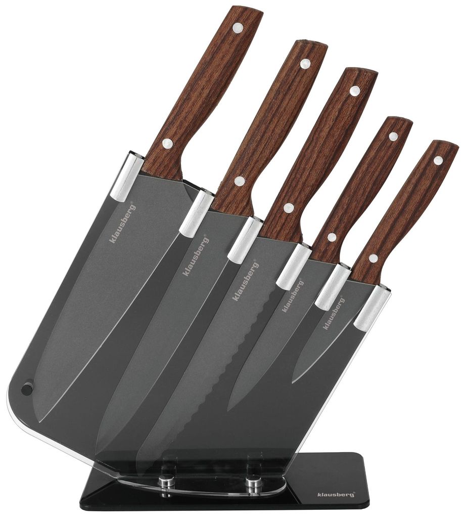 Klausberg set di coltelli da cucina in supporto KB7616 Immagine del prodotto 