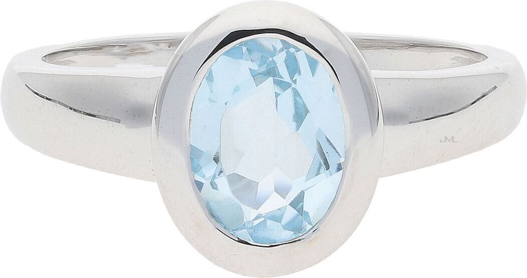 JuwelmaLux Ring Silber 925 mit Blautopas JL10-07-2995 52