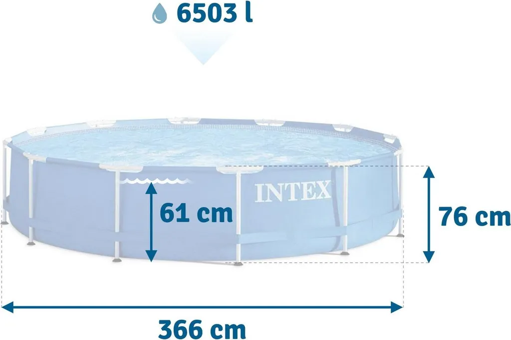 Piscine Intex 28210 : Installation Rapide et Eau Propre en 366 x 76 cm - 4