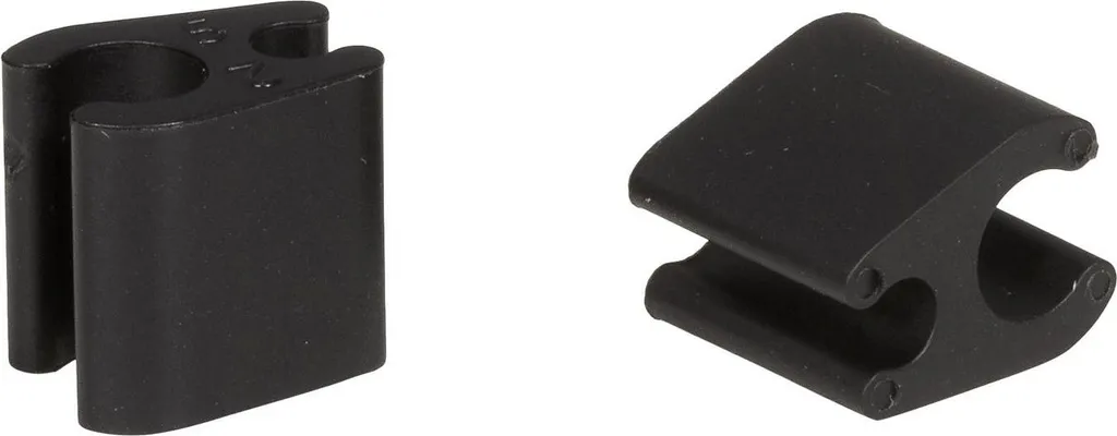 Stop aux gaines flottantes avec le clip ELVEDES Duo 4,1 mm PVC - 50 pièces