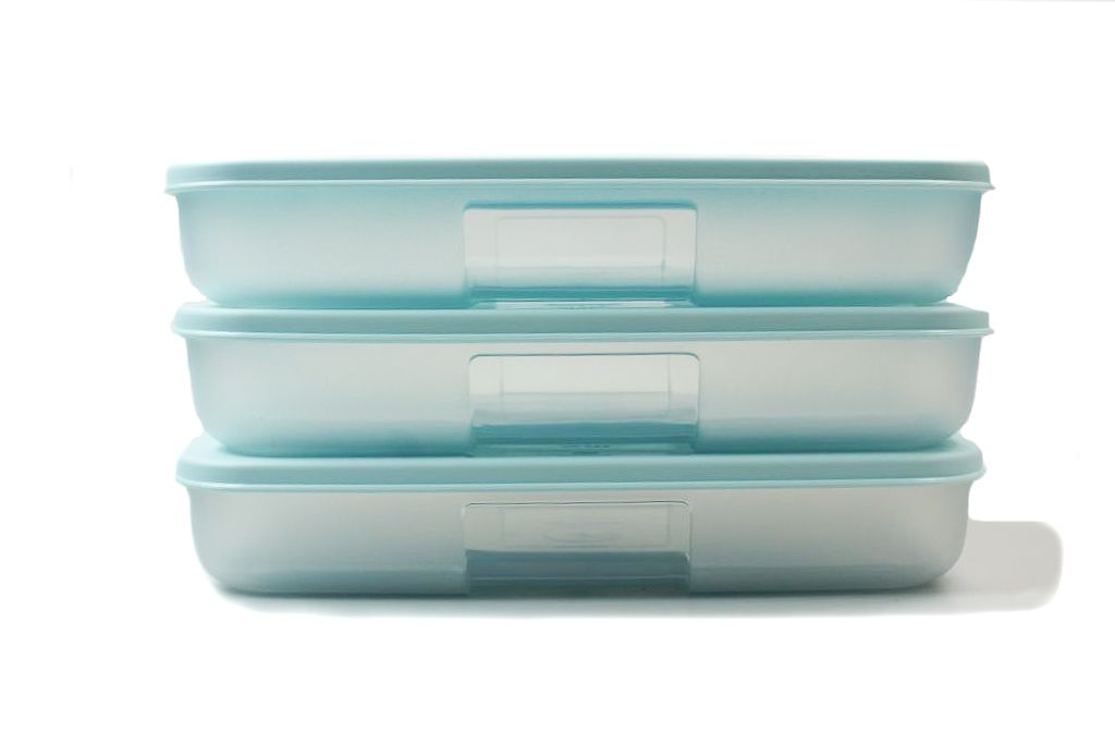 TUPPERWARE Kühlschrank System 650 ml lila (3) Behälter Produktbild 