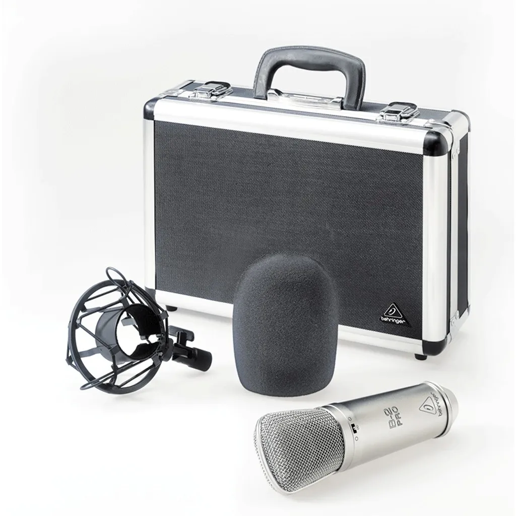 Microphone à condensateur double diaphragme Behringer B-2 Pro argent