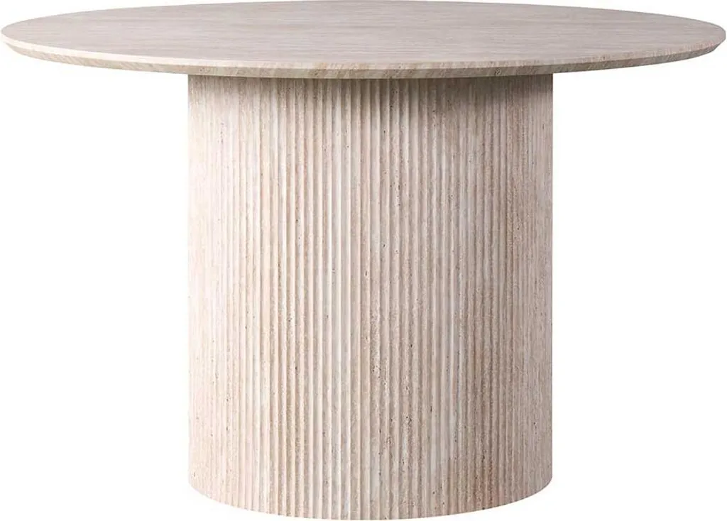 Table à manger ronde 6 personnes Lagos pour repas conviviaux