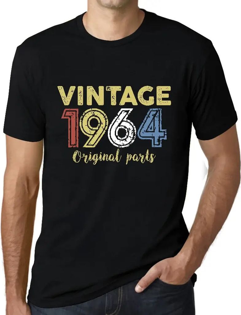 Herren Grafik T-Shirt Originalteile 1964 – Original Parts 1964 – Geschenk 60. Geburtstag Jahrestag 60 Jahre Jubiläum 60 Jährige Mann Jahrgang...