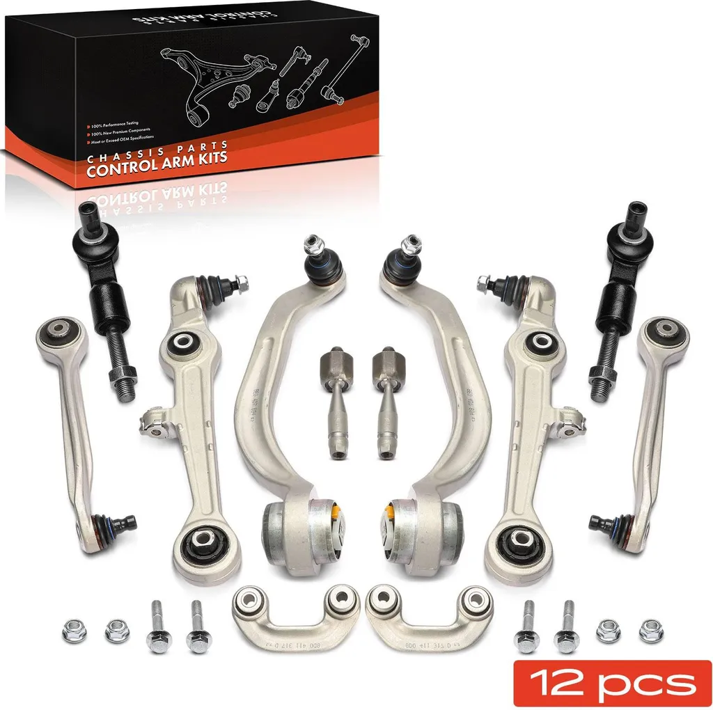 Kit Suspension Avant 12 Pièces en Aluminium Renforcé pour Audi A4 et A6