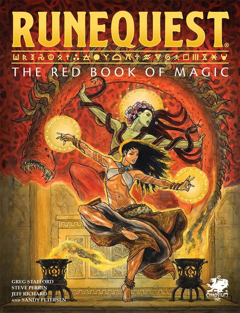 Red Book of Magic RuneQuest - Supplément de sorts pour sorciers et mages