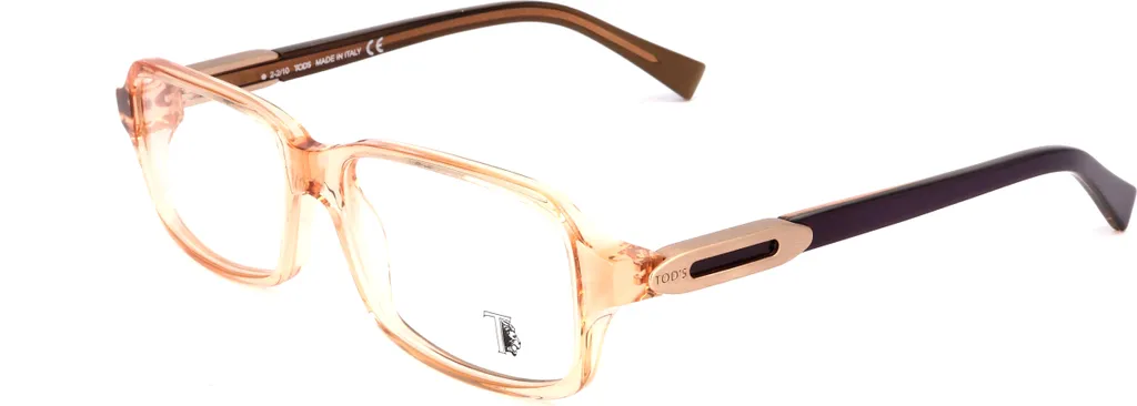 Lunettes Tod's TO5018 044 Orange 52/15/135 - Monture Femme Authentique