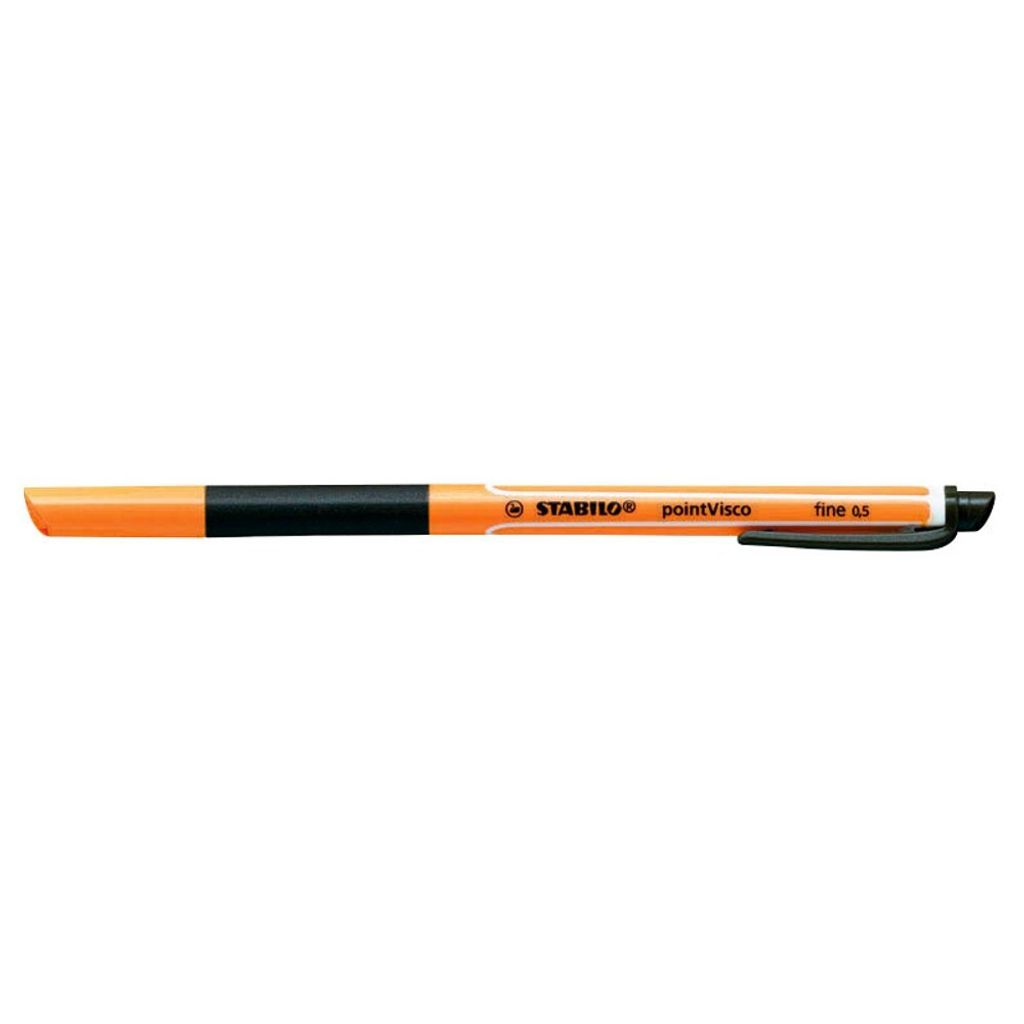 Tintenroller - STABILO pointVisco - 10er Pack - schwarz Produktbild 