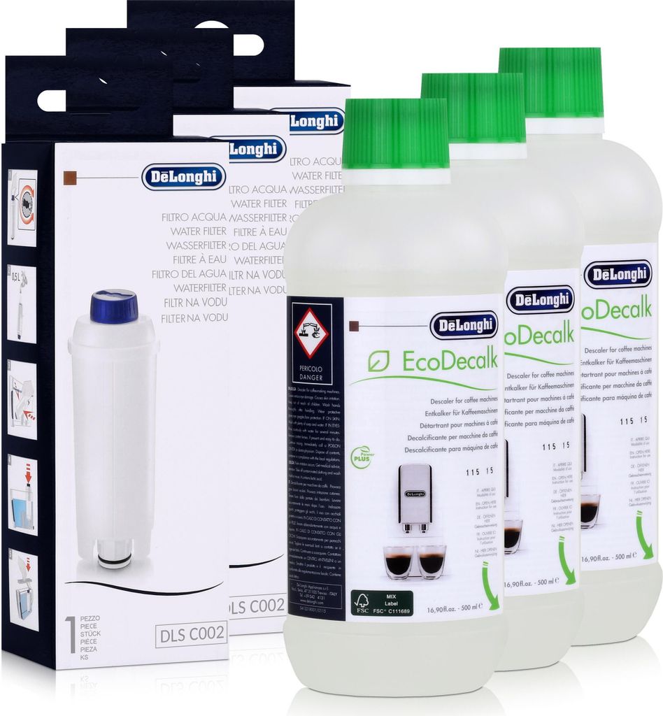 Delonghi EcoDecalk DLSC 500 Entkalker Wasserfilter DLS C002 Produktbild 