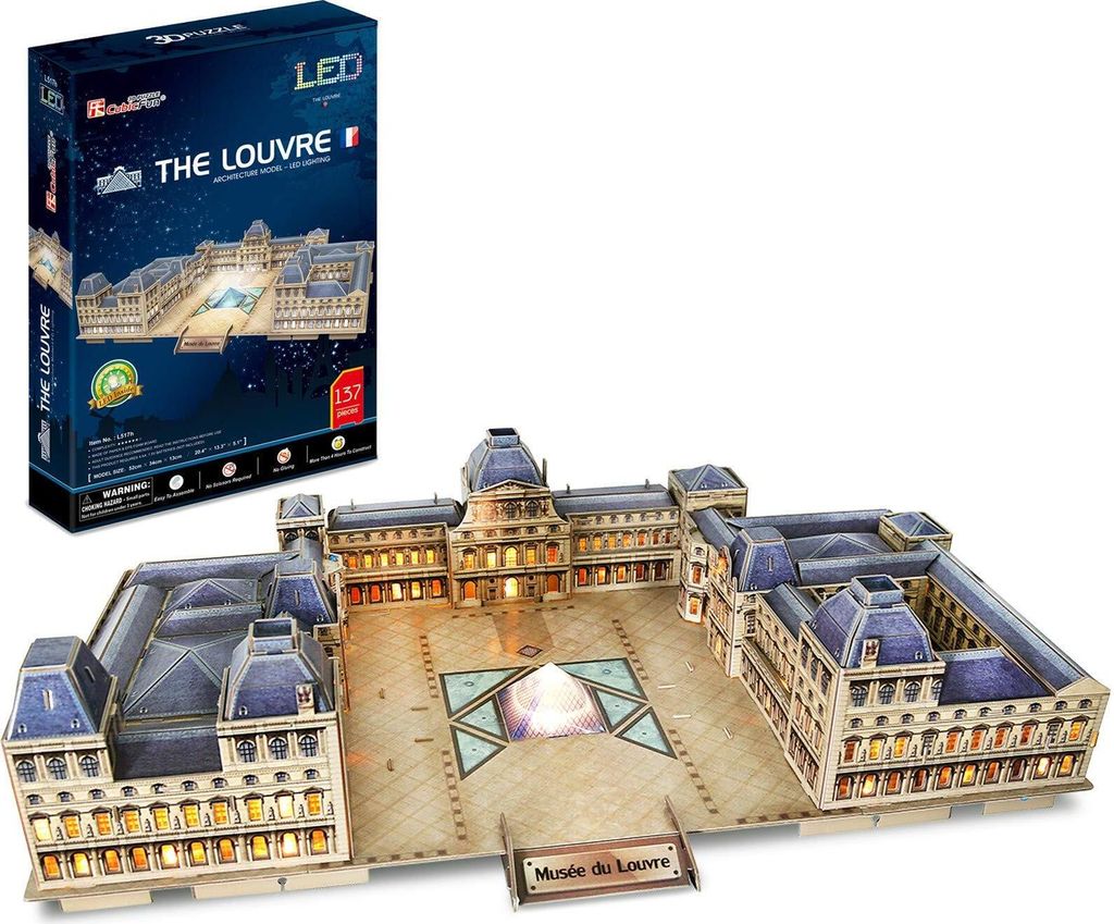 CubicFun The Louvre, 137 kusů, Budovy Obrázek produktu 