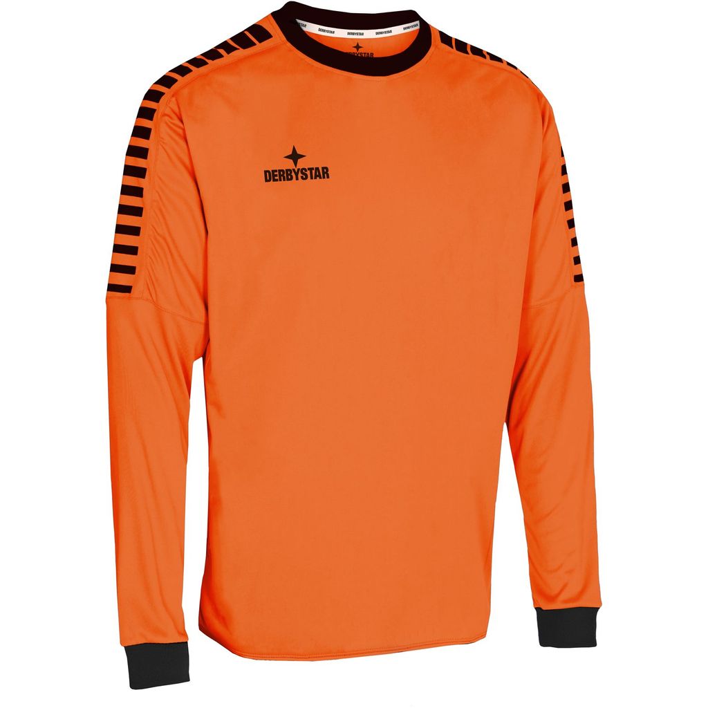 Derbystar Hyper Torwarttrikot Herren Kinder orange schwarz Gr XXXL