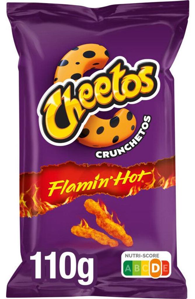 Cheetos Crunchetto's Flamin' Hot 110g - pikantne, chrupiące Zdjęcie produktu 
