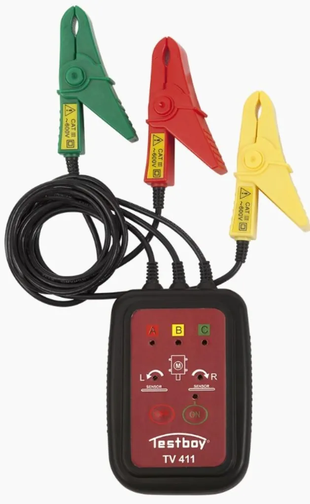 Testeur de rotation sans contact Testboy TV 411 avec indicateur LED