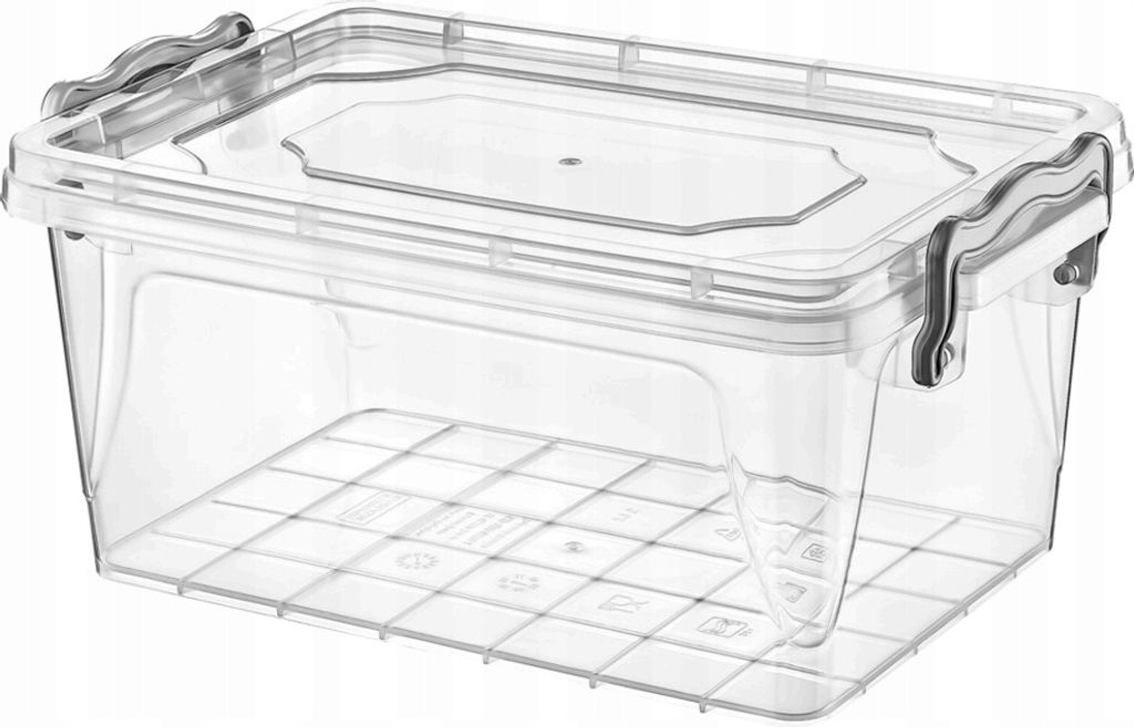 Aufbewahrungsbox Aufbewahrungsbehälter Transparentbox Kunststoffbox Klappbox Plastikbox mit Deckel 5L