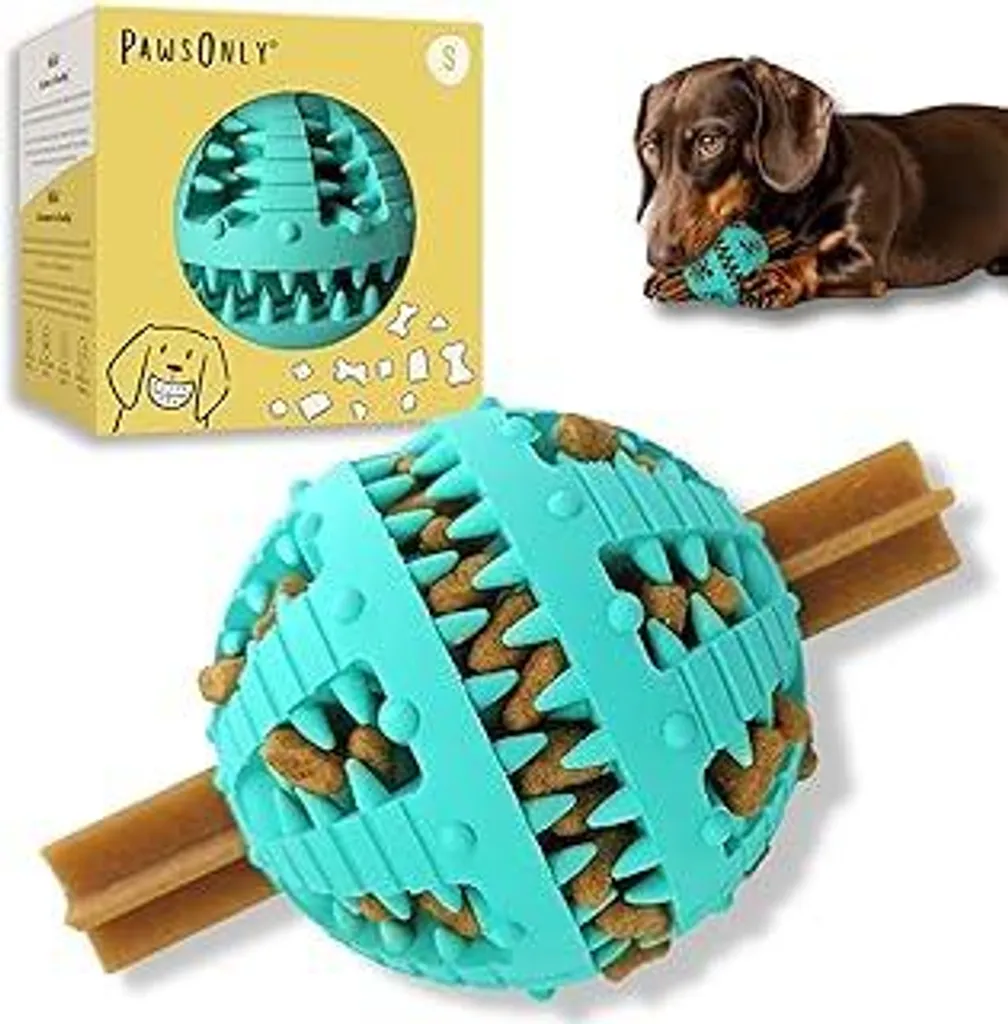 Offerta Palla Snack Cani Blu 6cm - Gioco Gomma Naturale Prezzo Top