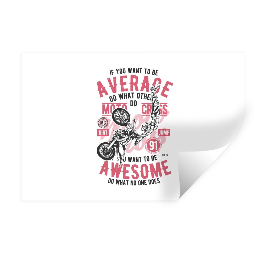 MuchoWow Wandtattoo Wandsticker Wandaufkleber Mancave - Motor - Zitate - Vintage 30x20 cm Selbstklebend und Repositionierbar - Wierderverwendbar ...