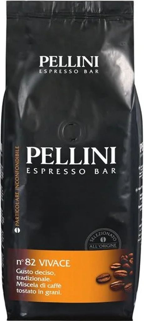 A bag of Pellini coffee beans.