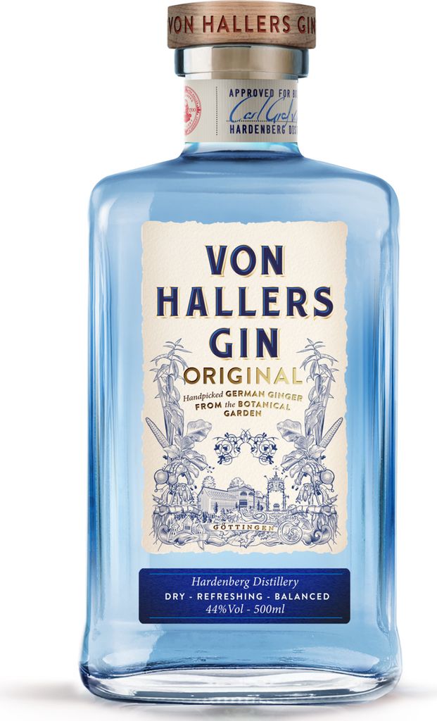 Von Hallers Gin Hand Picked Botanicals | 44,0 % vol | 0,5 l