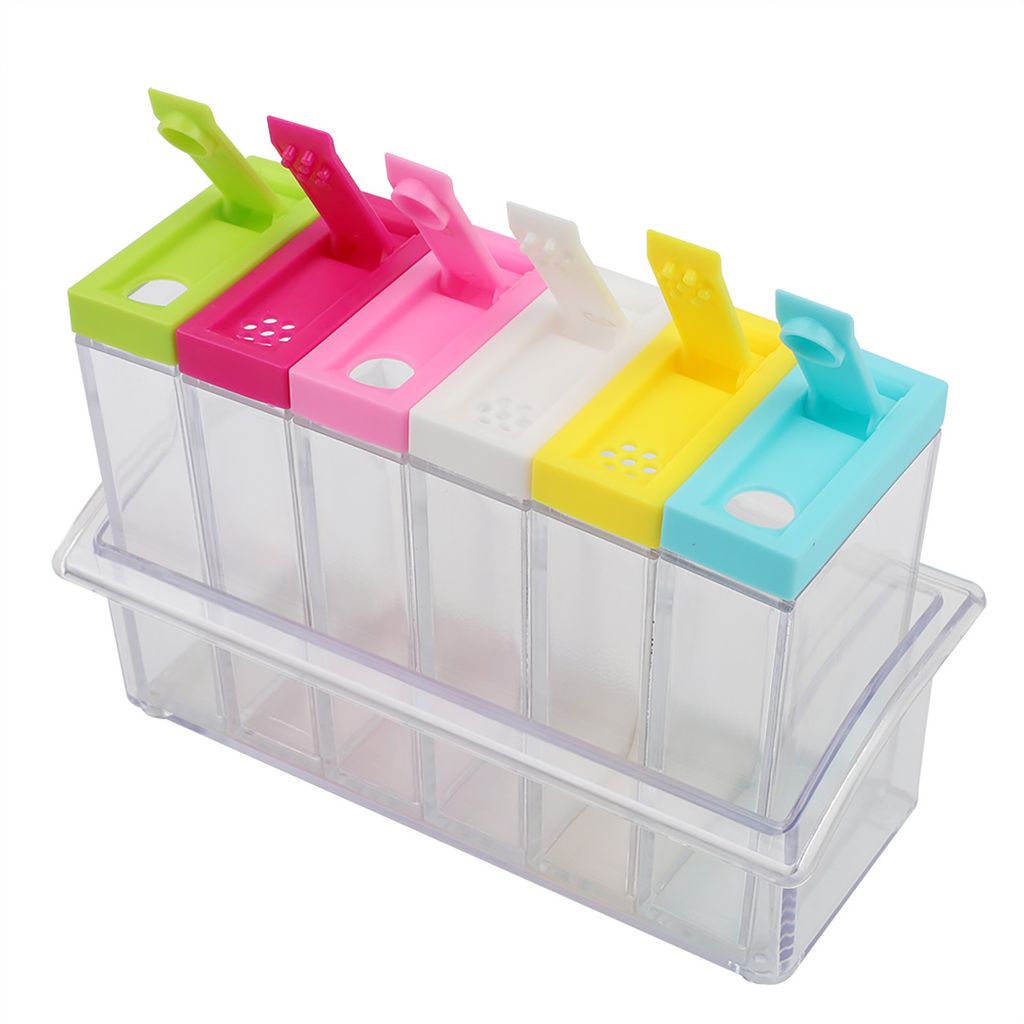 Home Organisation,Küchenwerkzeug,Küche Lagerung,Gewürz-Box,Gewürz-Glas