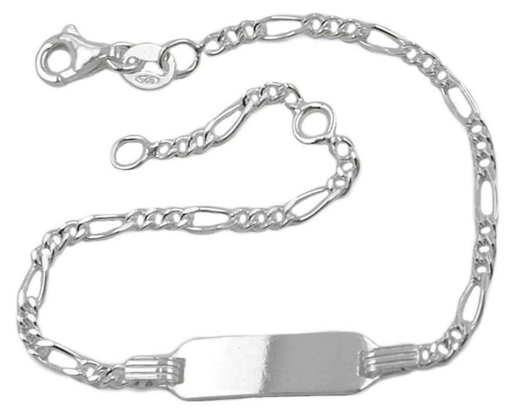 2,2mm Schildband Armkette Figarokette aus 925 Silber für Produktbild 