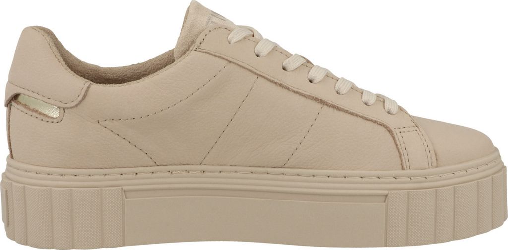Plateau Sneaker Leder Damen
