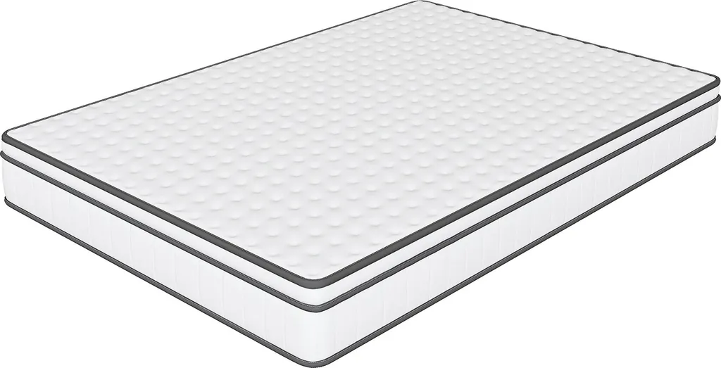 Matelas tissu respirant 90x200x25 cm, soutien morphologique équilibré