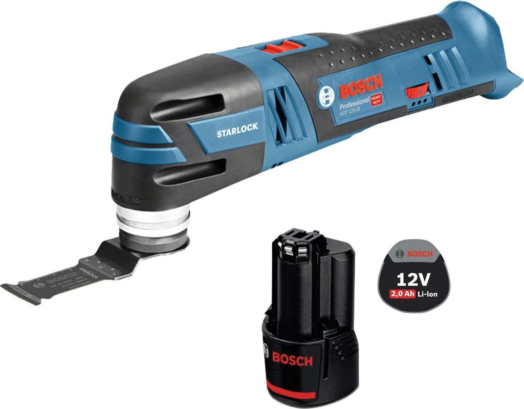 Bosch Akku-Multi-Cutter GOP 12V-28 / 1x 2,0 Ah Akku