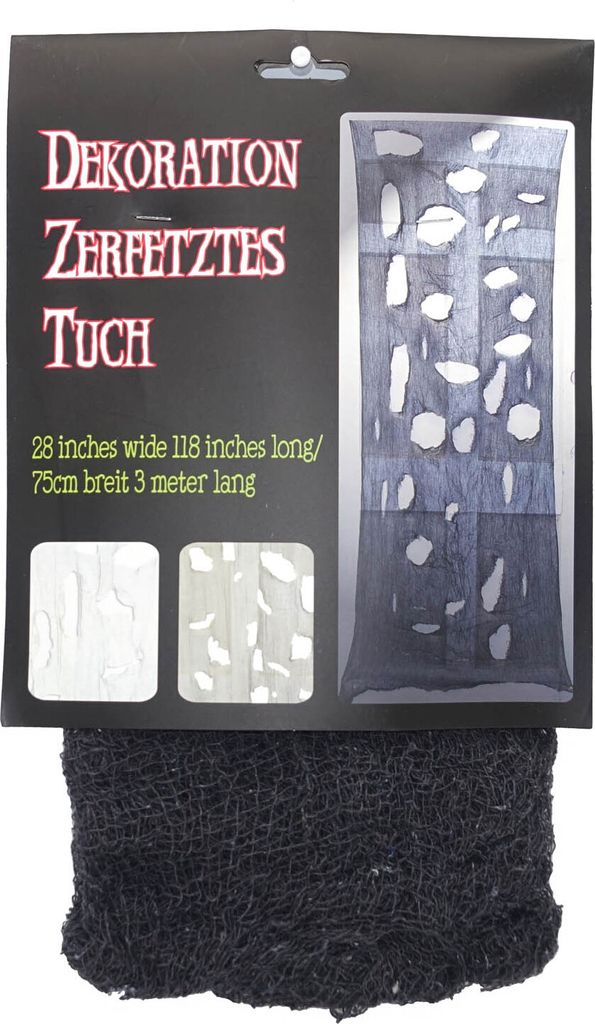 Verscheurd, gaasachtig doek / Halloween-decoratie (75x300 Productafbeelding 