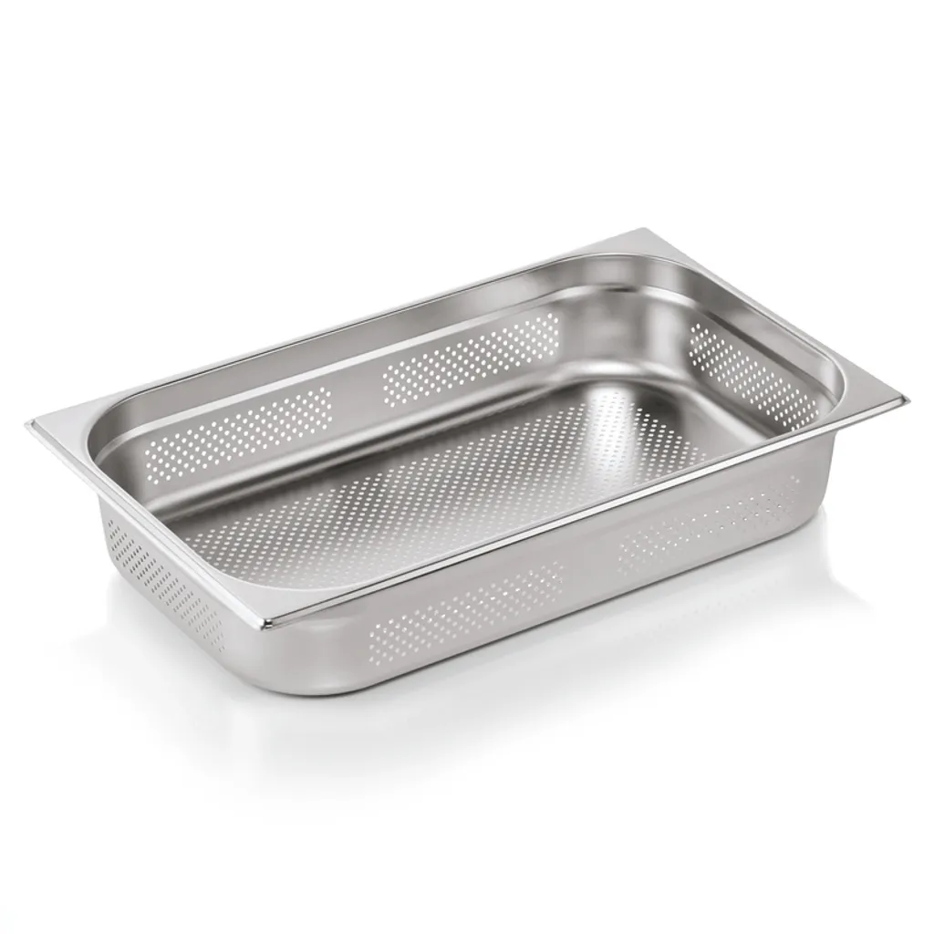 Contenitore GN 1/1 Forato Serie Eco - Acciaio Inox Professionale Gastronorm