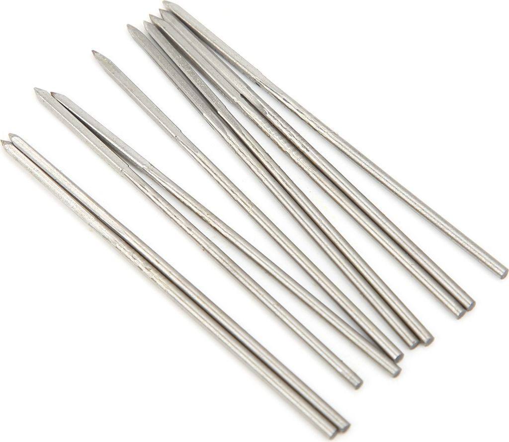 10 Stück Hochgeschwindigkeitsstahl-Maschinen-Reibahlen Spannen Reibahle Loch Schneidwerkzeug (1,3mm)