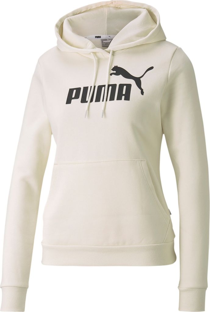 Puma Kapuzenpullover Damen mit Kägurutaschen, Farbe:Crem, Größe:40