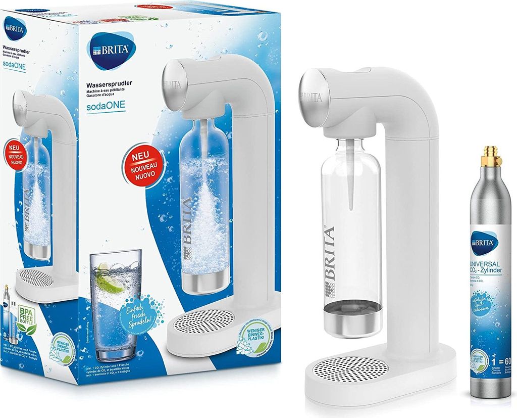 BRITA Wassersprudler sodaONE weiß Wassersprudler