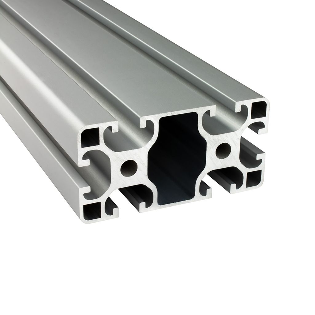 KLAK 40/80 - Aluprofil 40x80mm Nut 8 Aluminium Systemprofil Typ I 130cm 1300mm