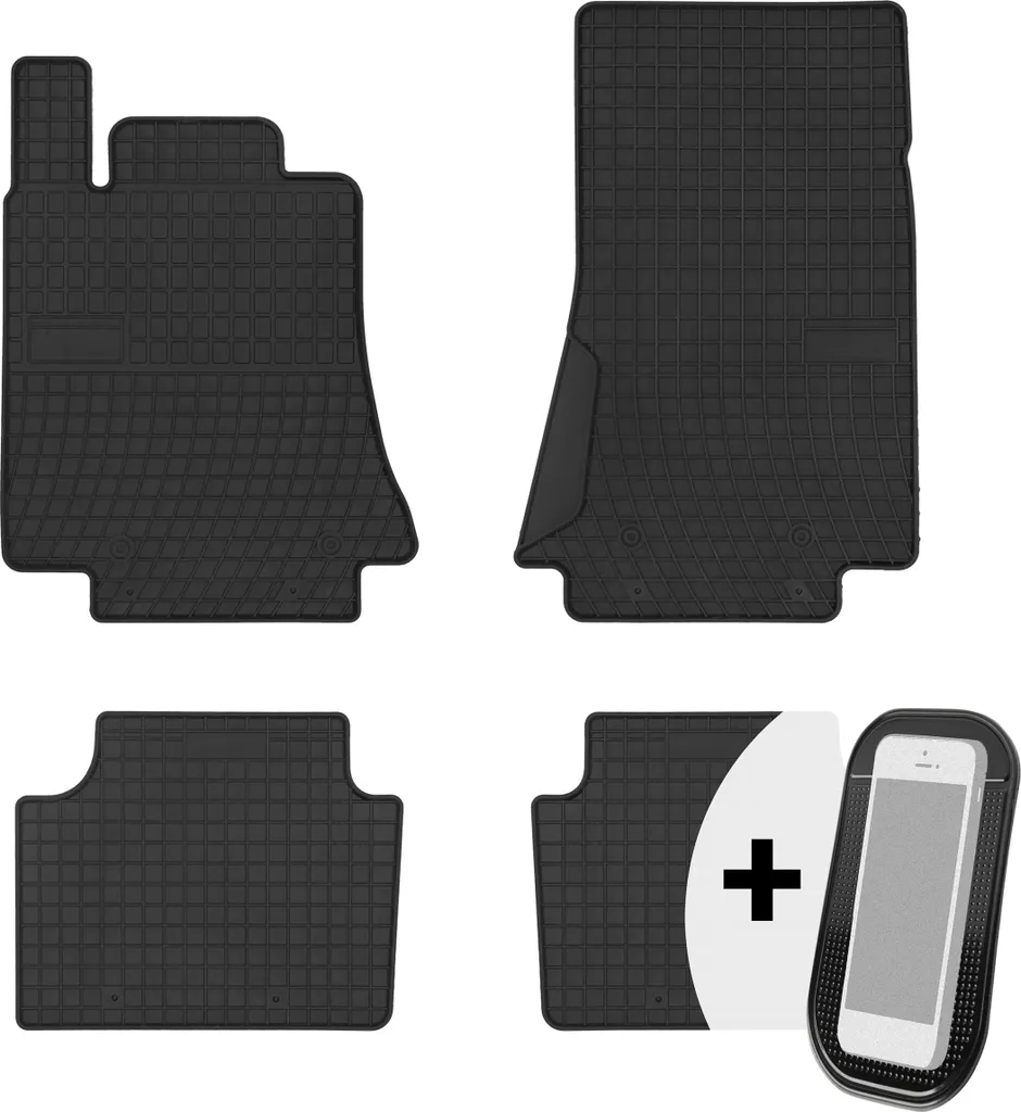 Tappetini Gomma Alfa Romeo Giulia 2016-2024: Set 4 Pezzi su Misura
