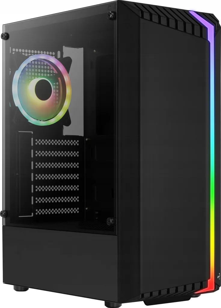 Boîtier PC Aerocool Bionic Noir idéal pour configuration Gaming ATX