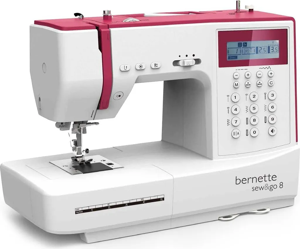 Machine à coudre Bernette Sew&Go 8 pour réussir vos projets sans effort