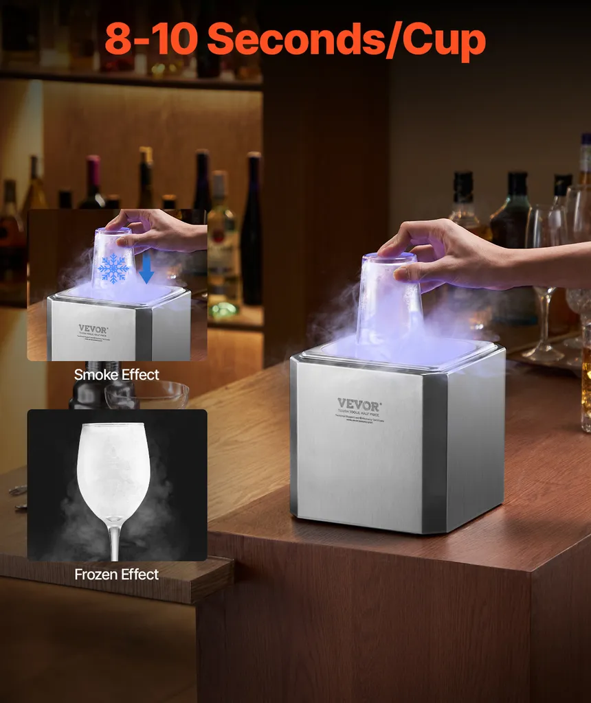 Machine à Givrer les Verres pour Cocktail et Champagne Éclairage LED - 2