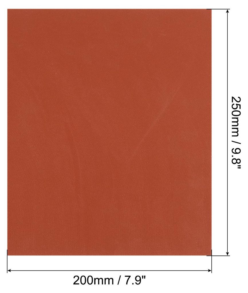 20cmx25cm Silikon-Heizpressen-Pad-Matte 0,2" (0,5 cm) dick fš¹r Heizpressenmaschine Flache Heiztransfer-Pad-Ersatz