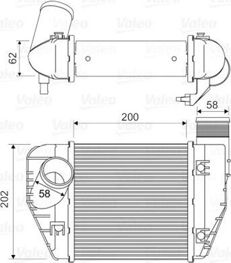 Réparer Turbo Audi A6 4F avec l'Intercooler Valeo 818326 - 4F0145805AA