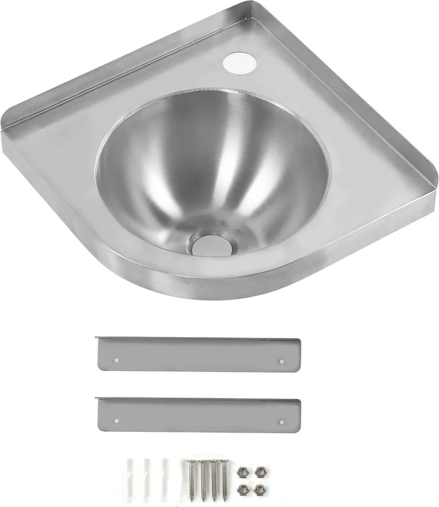 Lavabo d'angle anti-corrosion pour remplacer votre vieil évier de RV