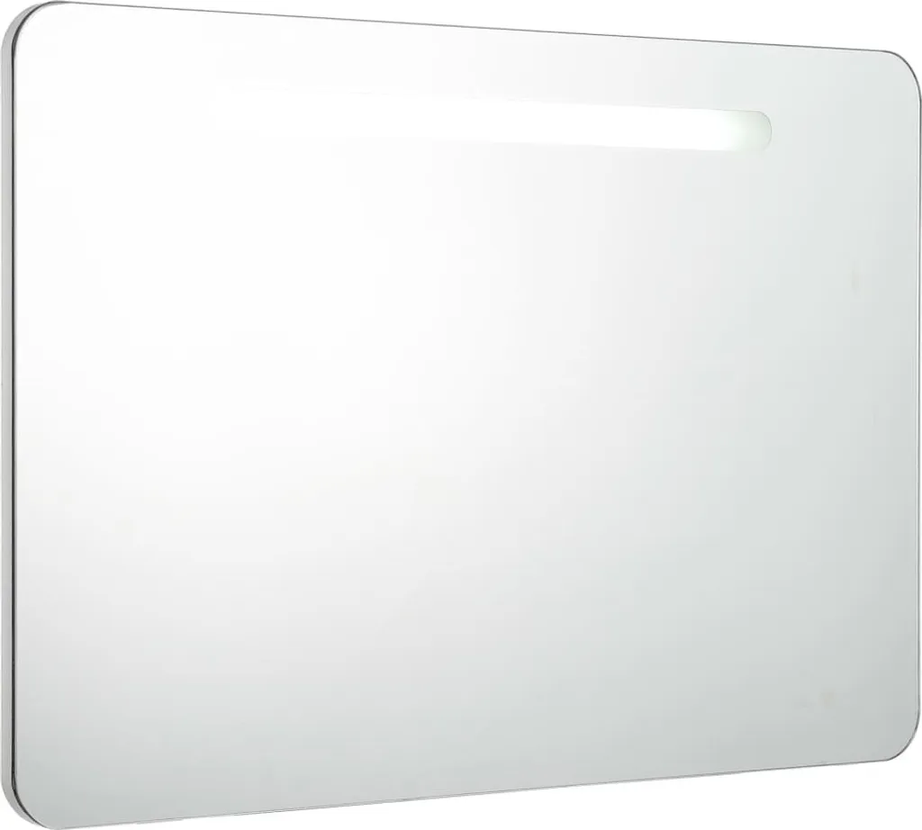 Armoire de toilette LED 80x55 cm extra-plate avec éclairage intégré