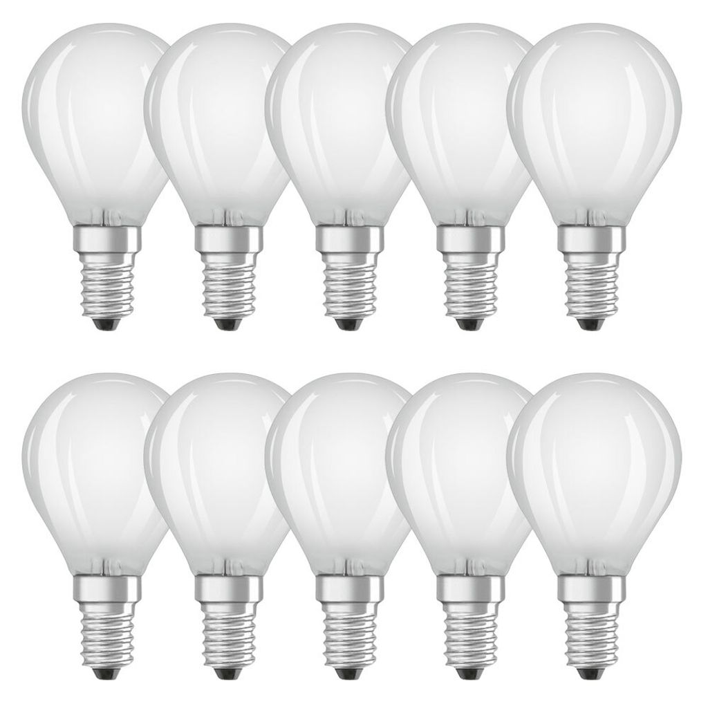 10 x Bellalux LED Filament Leuchtmittel Tropfen 2,5W = 25W Produktbild 